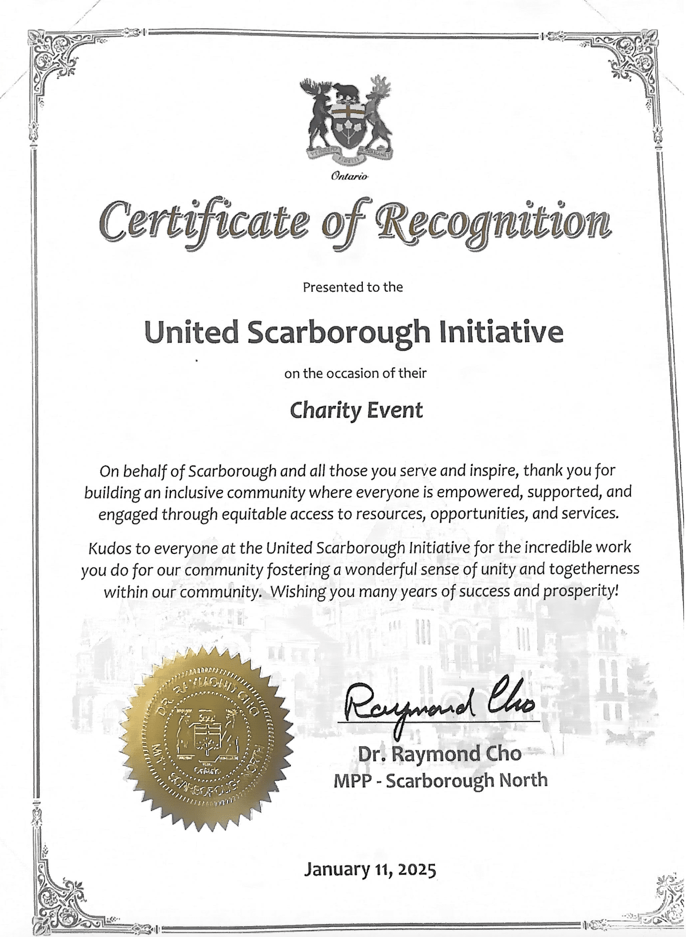 Raymond Cho, MPP